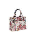 Multicolor Cotton Shoulder Bag
