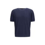 Blue Silk Sweatshirt
