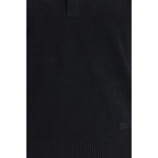 Black Cotton Polo Shirt