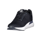 Blue Polyester Men Sneaker