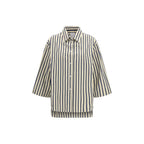 Blue Cotton Pattern Shirt