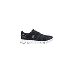 Black And White Recycled Polyester Athletic Sneakers
