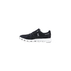 Black And White Recycled Polyester Athletic Sneakers