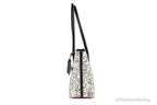 Dooney & Bourke Disney Medium Minnie Mouse Line Art Coated Cotton Tote Handbag