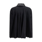 Black Polyester Pattern Shirt