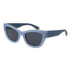 Blue Plastic Sunglasses
