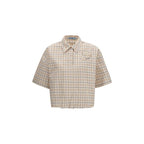 Beige Fabric Shirt