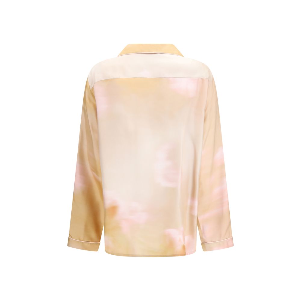 Multicolor Silk Pattern Shirt