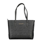 Black Polyurethane Women's Bag