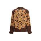 Brown Fabric Pattern Shirt