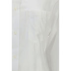 White Lyocell Dress Shirt