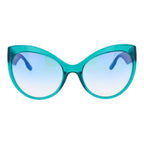 Turquoise Stainless Steel Sunglasses