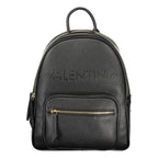 Black Polyurethane Women's Backpack