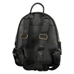 Black Polyurethane Women's Backpack