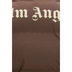 Brown Polyamide Full-Length Jacket