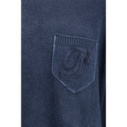 Blue Polyester Sweatshirt