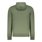 Blue Cotton Mens Hoodie