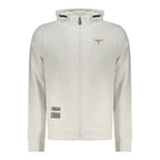 White Cotton Men's Hoodie