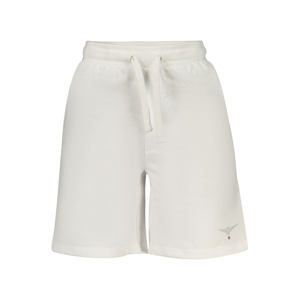 White Cotton Men's Sweatpants