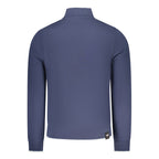 Blue Cotton Men Sweatshirt