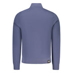 Blue Cotton Men Sweatshirt