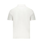 White Cotton Men Polo Shirt