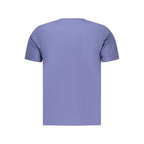 Blu Cotton Men T-Shirt