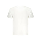White Cotton Men T-Shirt
