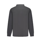 Black Cotton Men Polo Shirt