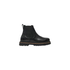 Black Leather Ankle Boots