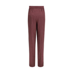 Purple Silk Dress Pants
