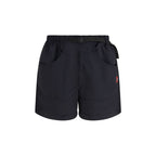 Black Nylon Bermuda Shorts