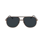 Brown Metal Sunglasses