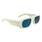 White Injected Sunglasses