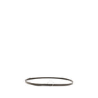 Brown Calf Leather Bos Taurus Thin Belt
