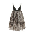 Beige Cotton Casual Dress