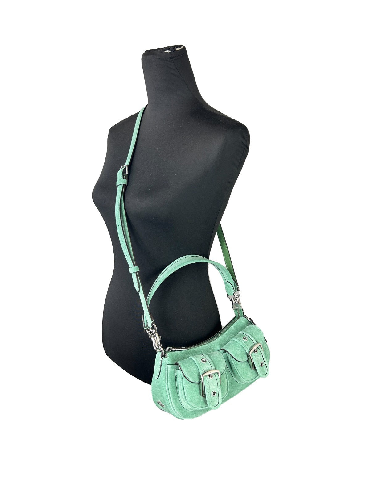 Coach Ashton Suede Shoulder Bag Purse