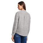 Brown Linen Blouse