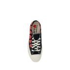 Black Canvas Low Top Sneakers