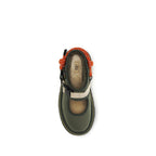 Bicolor Polyester Mules