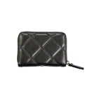 Black Polyurethane Women's Wallet