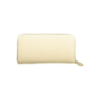 Beige Polyurethane Women's Wallet