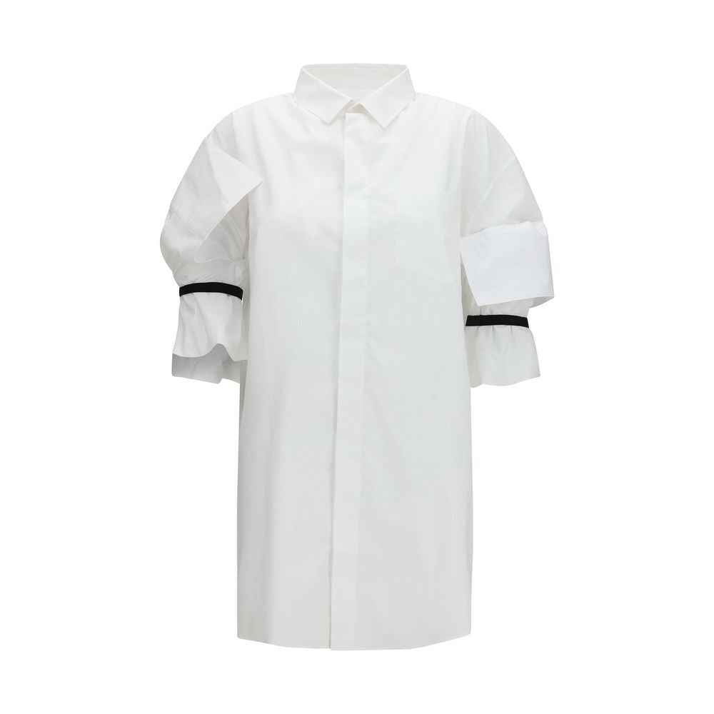 White Cotton Shortsleeve Shirt
