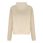 Beige Cotton Women's Hoodie