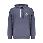 Blue Cotton Men's Hoodie