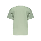 Green Cotton Women's T-Shirt