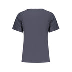 Blue Cotton Women's T-Shirt
