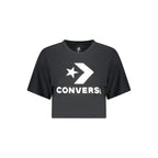 Black Cotton Women's T-Shirt