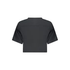Black Cotton Women's T-Shirt