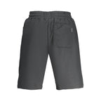 Black Cotton Men's Sweatpants
